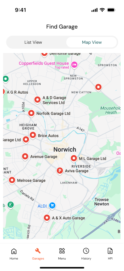 Map View